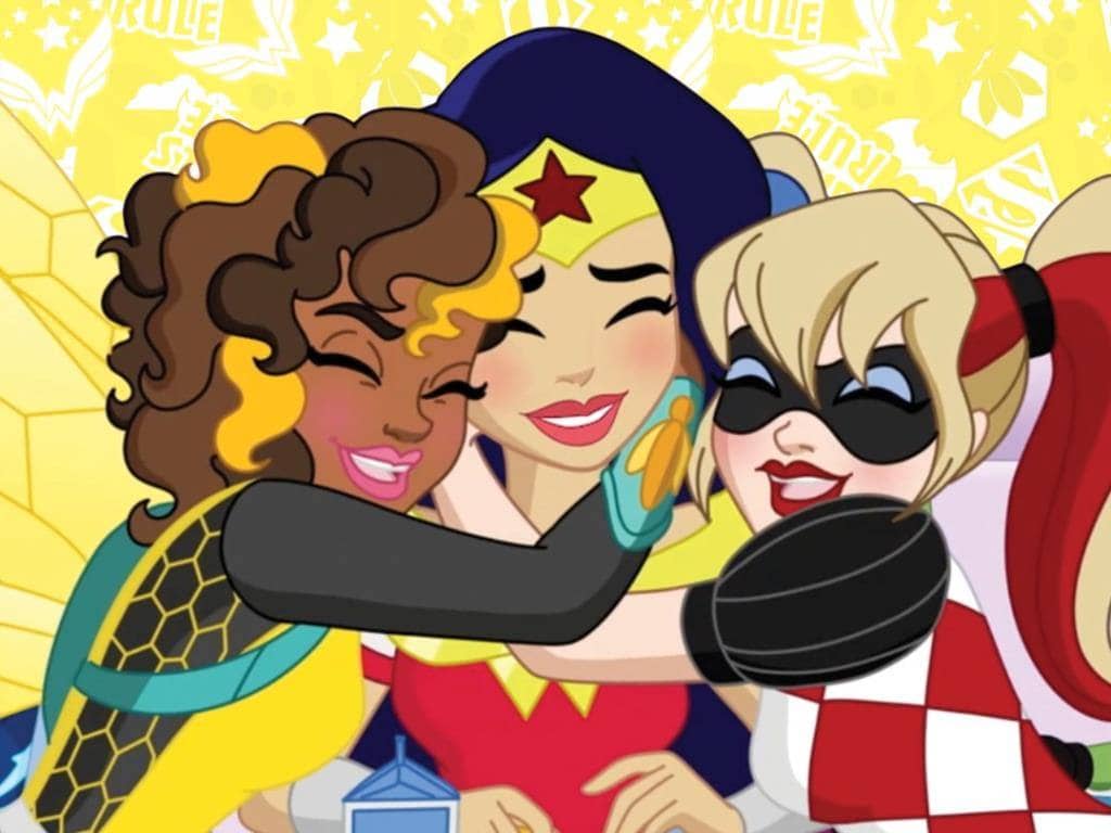 DC девчонки-супергерои Бэтгёрл против Супергёрл